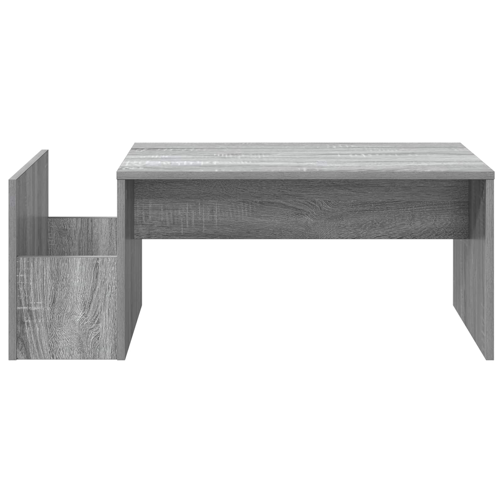 vidaXL Coffee Table Grey Sonoma 90 x 45 x 35 cm Engineered Wood 5