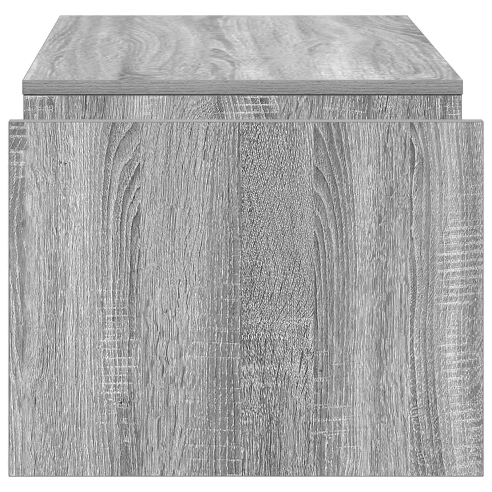 vidaXL Coffee Table Grey Sonoma 90 x 45 x 35 cm Engineered Wood 6