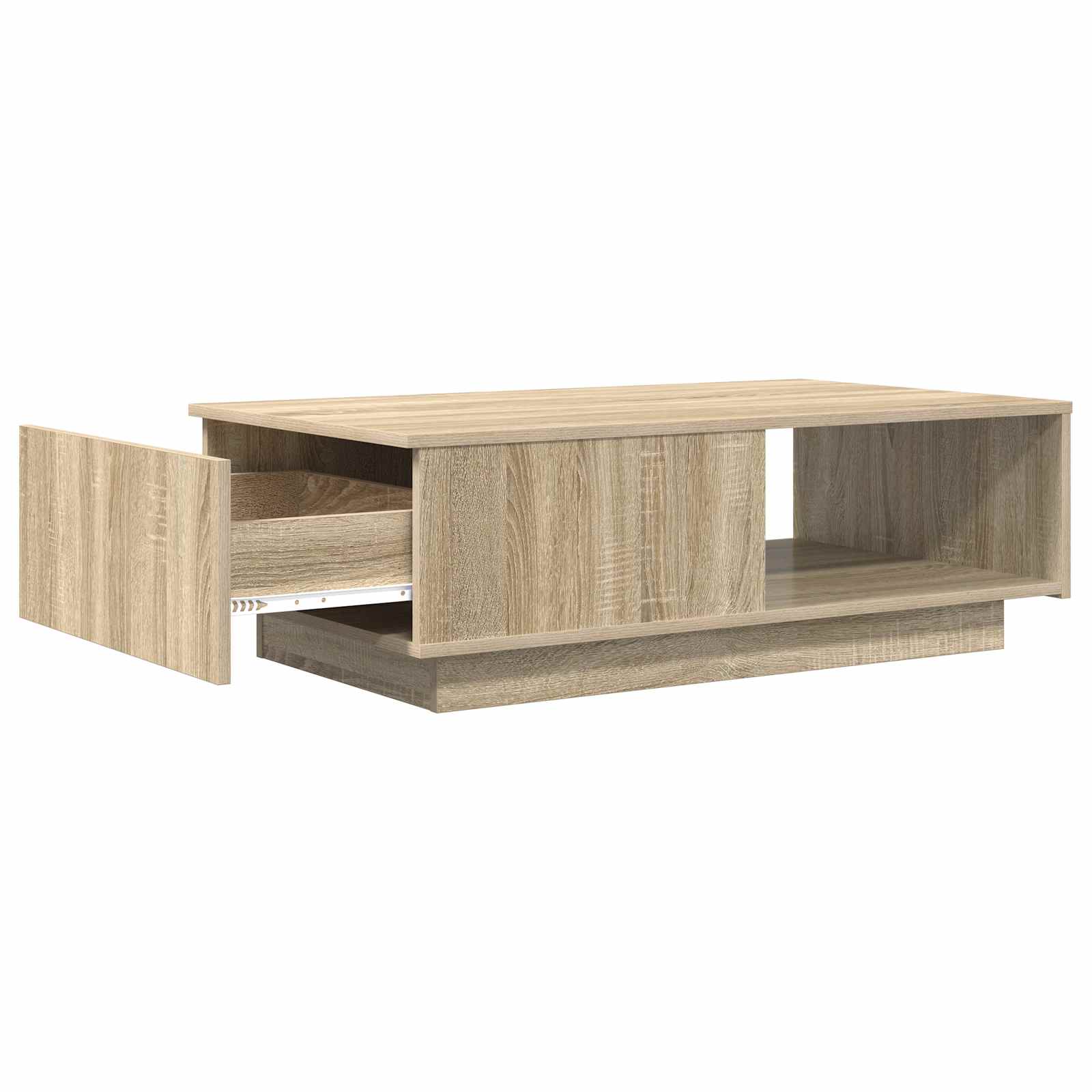 vidaXL Coffee Table Sonoma Oak 95 x 55 x 31 cm Engineered Wood 5