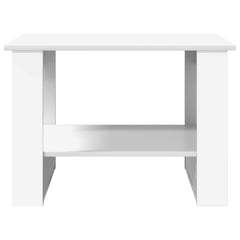 vidaXL Coffee Table White 72 x 50 x 50 cm Engineered Wood 5