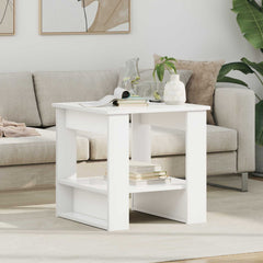 vidaXL Coffee Table White 51 x 50 x 50 cm Engineered Wood 1