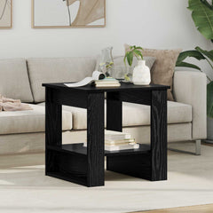 vidaXL Coffee Table Black Oak 51 x 50 x 50 cm Engineered Wood 1