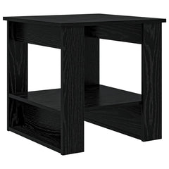 vidaXL Coffee Table Black Oak 51 x 50 x 50 cm Engineered Wood 2