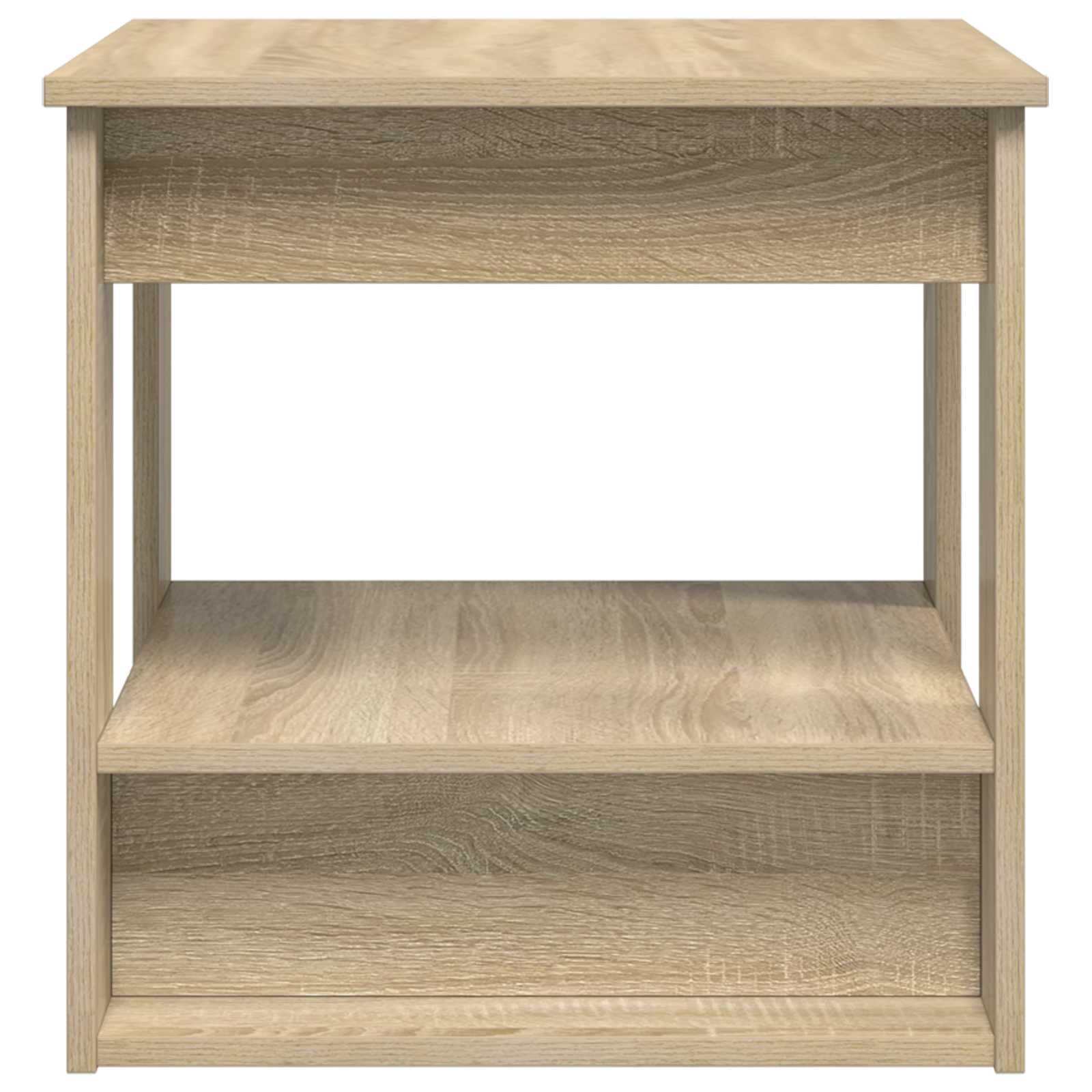 vidaXL Coffee Table Sonoma Oak 51 x 50 x 50 cm Engineered Wood 6