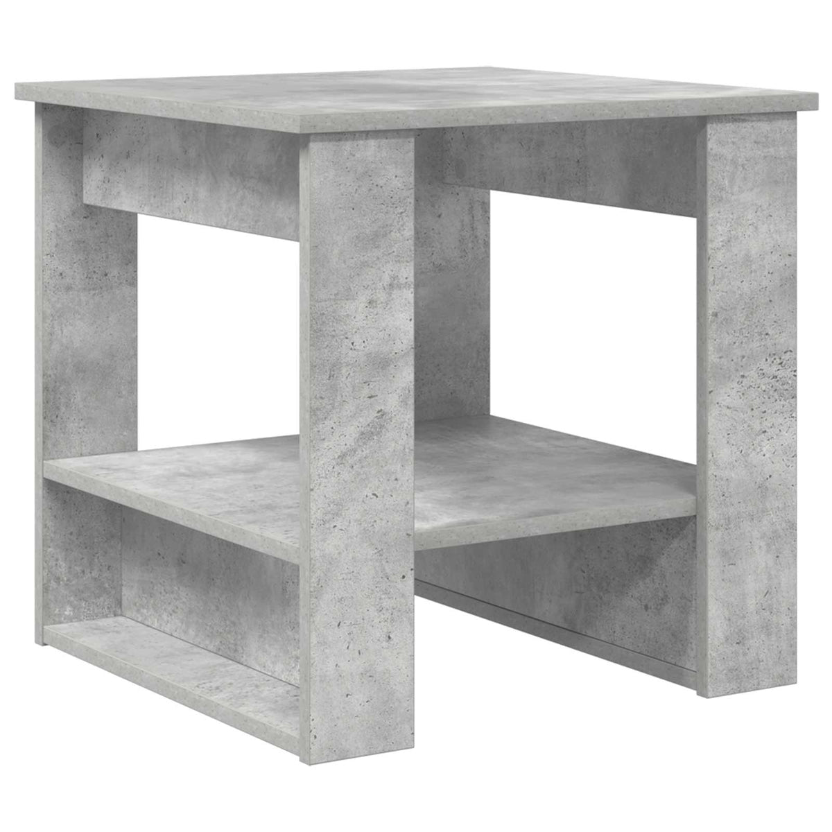 Coffee Table Engineered Wood Concrete grey 51 x 50 x 50 cm