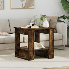 vidaXL Coffee Table Smoked Oak 51 x 50 x 50 cm Engineered Wood 1