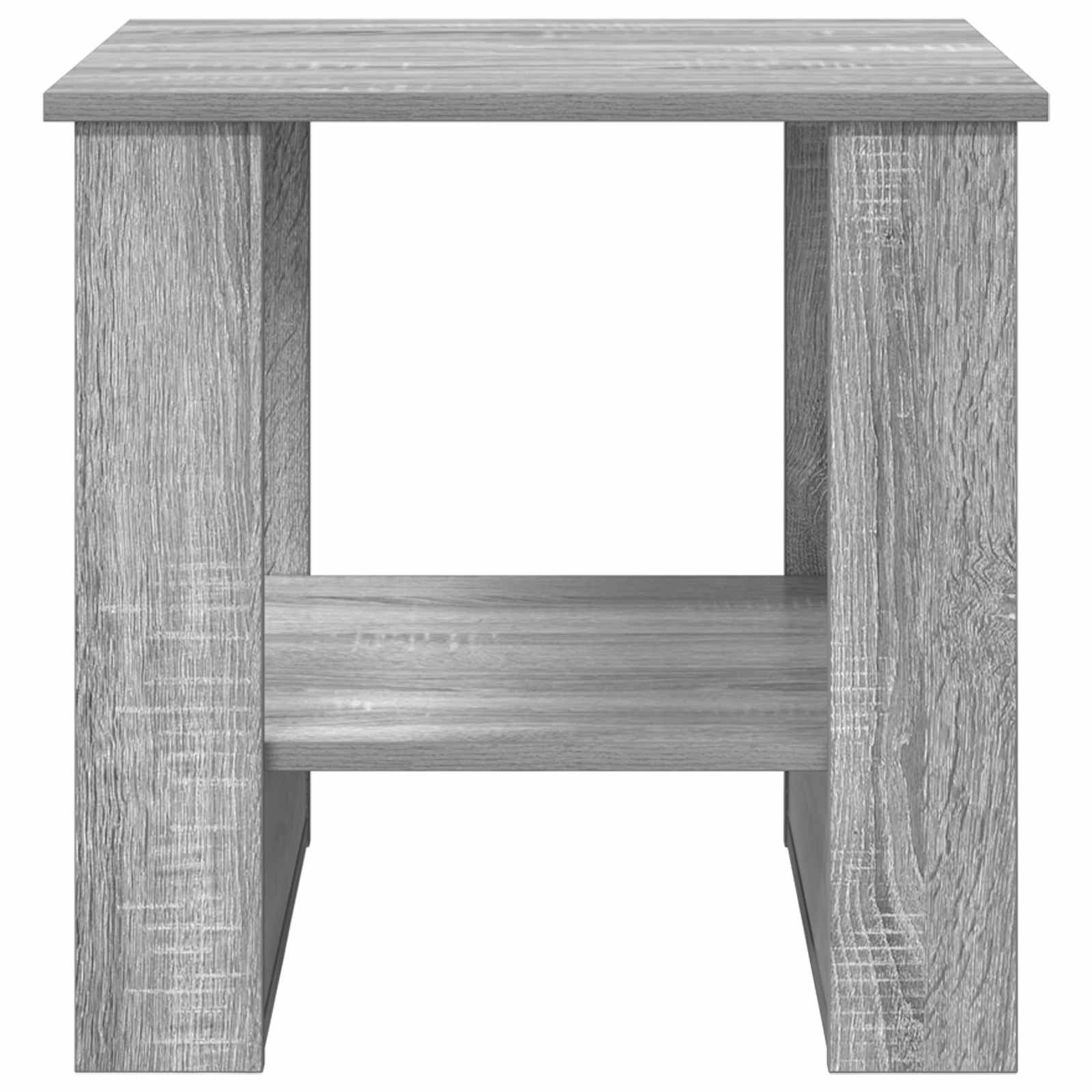 vidaXL Coffee Table Grey Sonoma 51 x 50 x 50 cm Engineered Wood 5