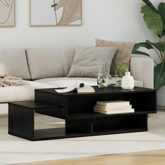 vidaXL Coffee Table Black Oak 105 x 50 x 32.5 cm Engineered Wood 1