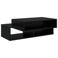 vidaXL Coffee Table Black Oak 105 x 50 x 32.5 cm Engineered Wood 2