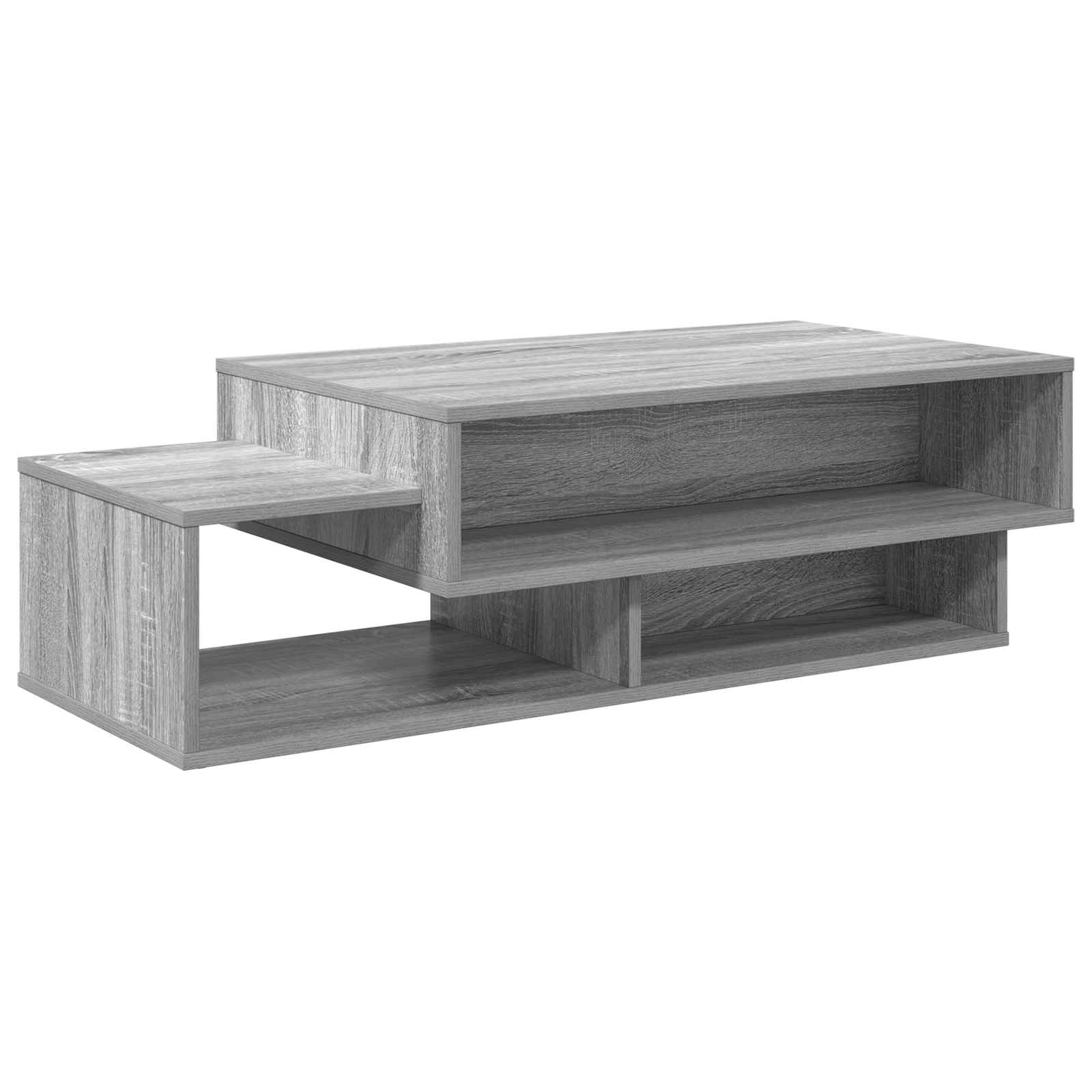 vidaXL Coffee Table Grey Sonoma 105 x 50 x 32.5 cm Engineered Wood 2