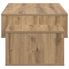 vidaXL Coffee Table Artisan Oak 105 x 50 x 32.5 cm Engineered Wood 6