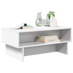 vidaXL Coffee Table White 80 x 46 x 35 cm Engineered Wood 3