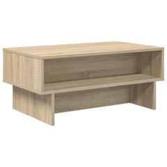 vidaXL Coffee Table Sonoma Oak 80 x 46 x 35 cm Engineered Wood 2