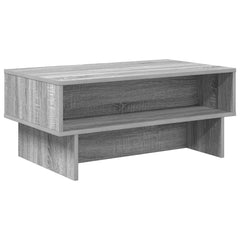 vidaXL Coffee Table Grey Sonoma 80 x 46 x 35 cm Engineered Wood 2