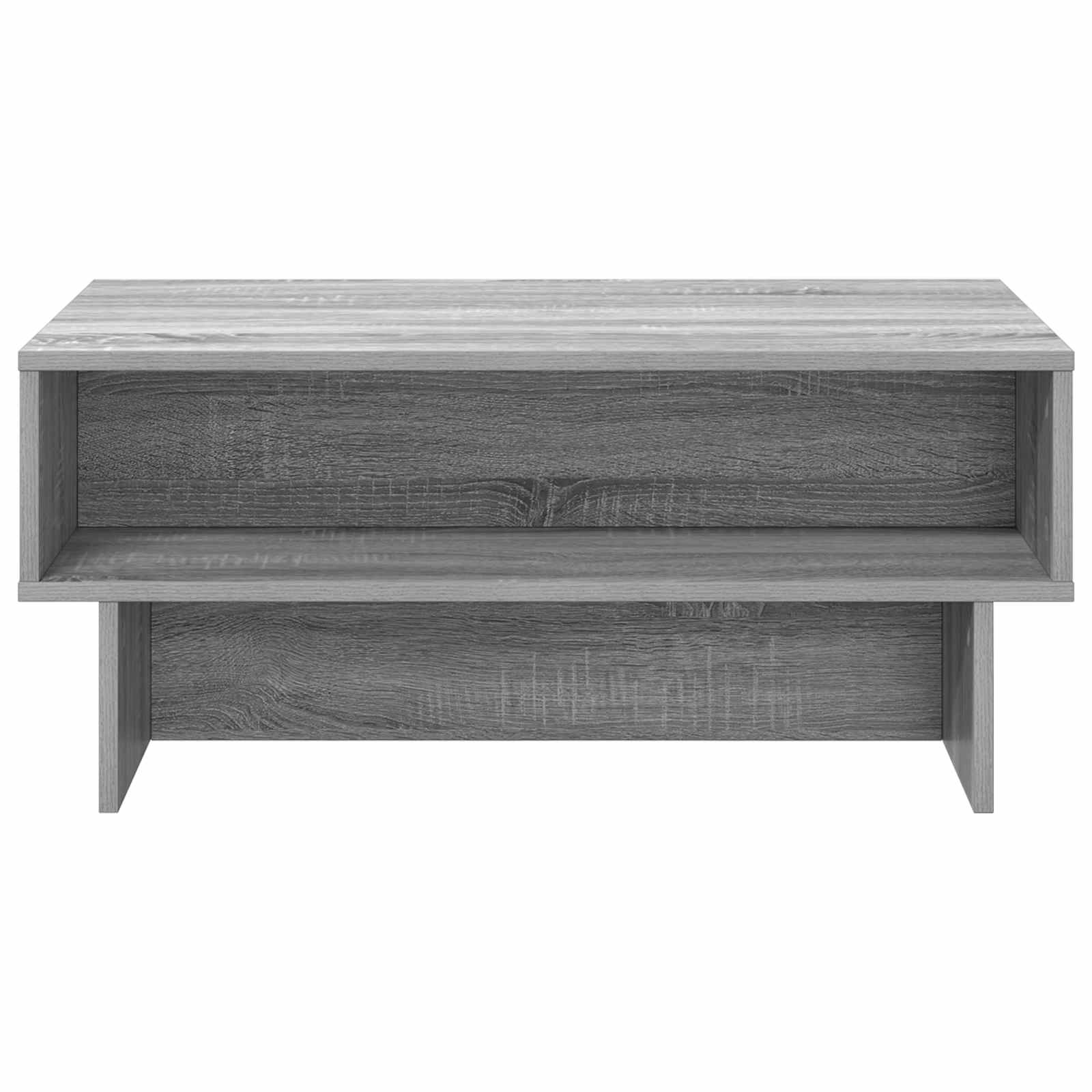 vidaXL Coffee Table Grey Sonoma 80 x 46 x 35 cm Engineered Wood 5