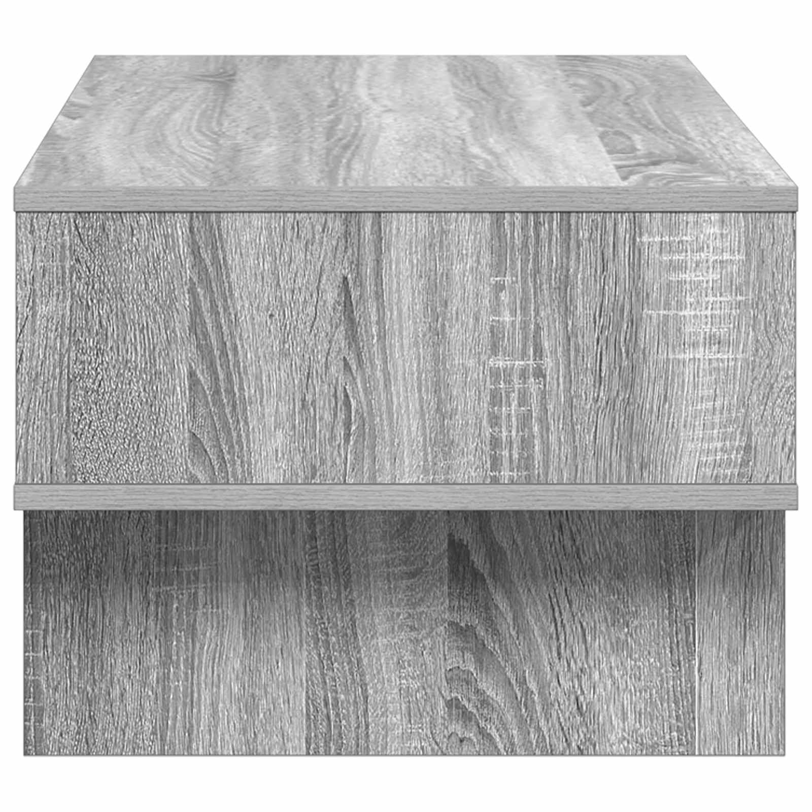 vidaXL Coffee Table Grey Sonoma 80 x 46 x 35 cm Engineered Wood 6