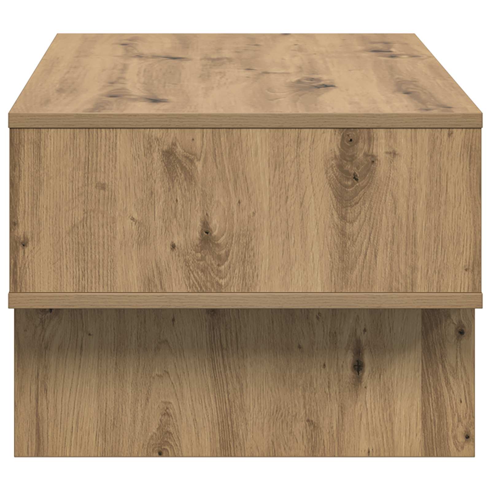 vidaXL Coffee Table Artisan Oak 80 x 46 x 35 cm Engineered Wood 6