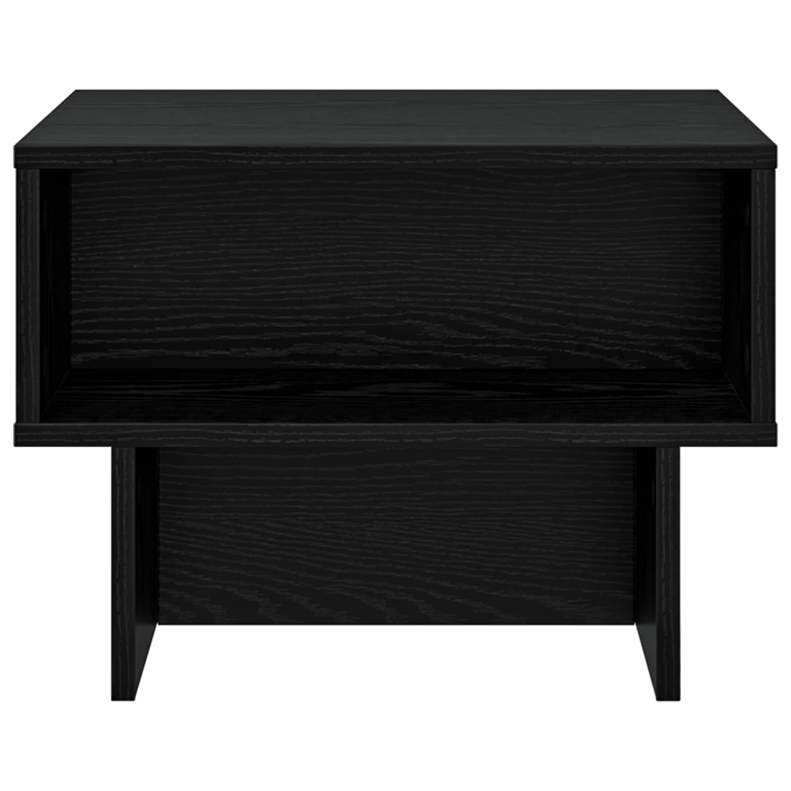 vidaXL Coffee Table Black Oak 48 x 46 x 35 cm Engineered Wood 5