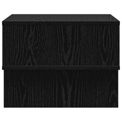 vidaXL Coffee Table Black Oak 48 x 46 x 35 cm Engineered Wood 6