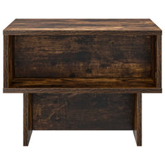 vidaXL Coffee Table Smoked Oak 48 x 46 x 35 cm Engineered Wood 5
