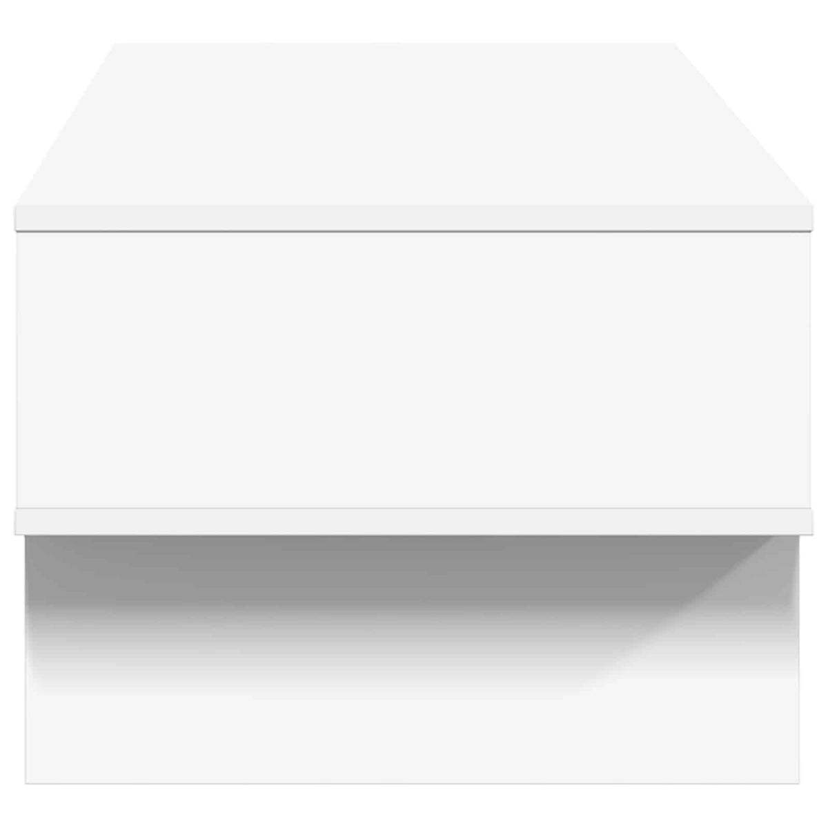Coffee Table Engineered Wood 100 x 46 x 35 cm White