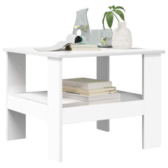 vidaXL Coffee Table White 57 x 55 x 45 cm Engineered Wood 3
