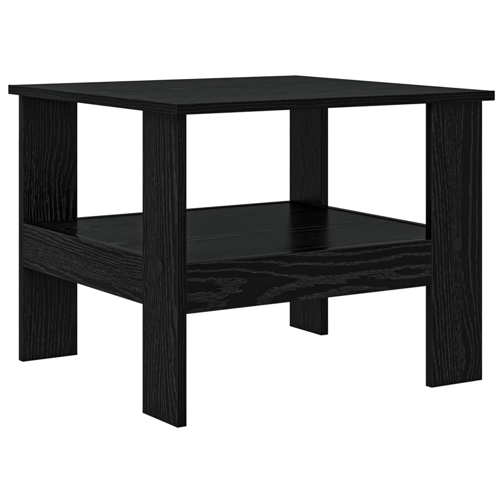vidaXL Coffee Table Black Oak 57 x 55 x 45 cm Engineered Wood 2