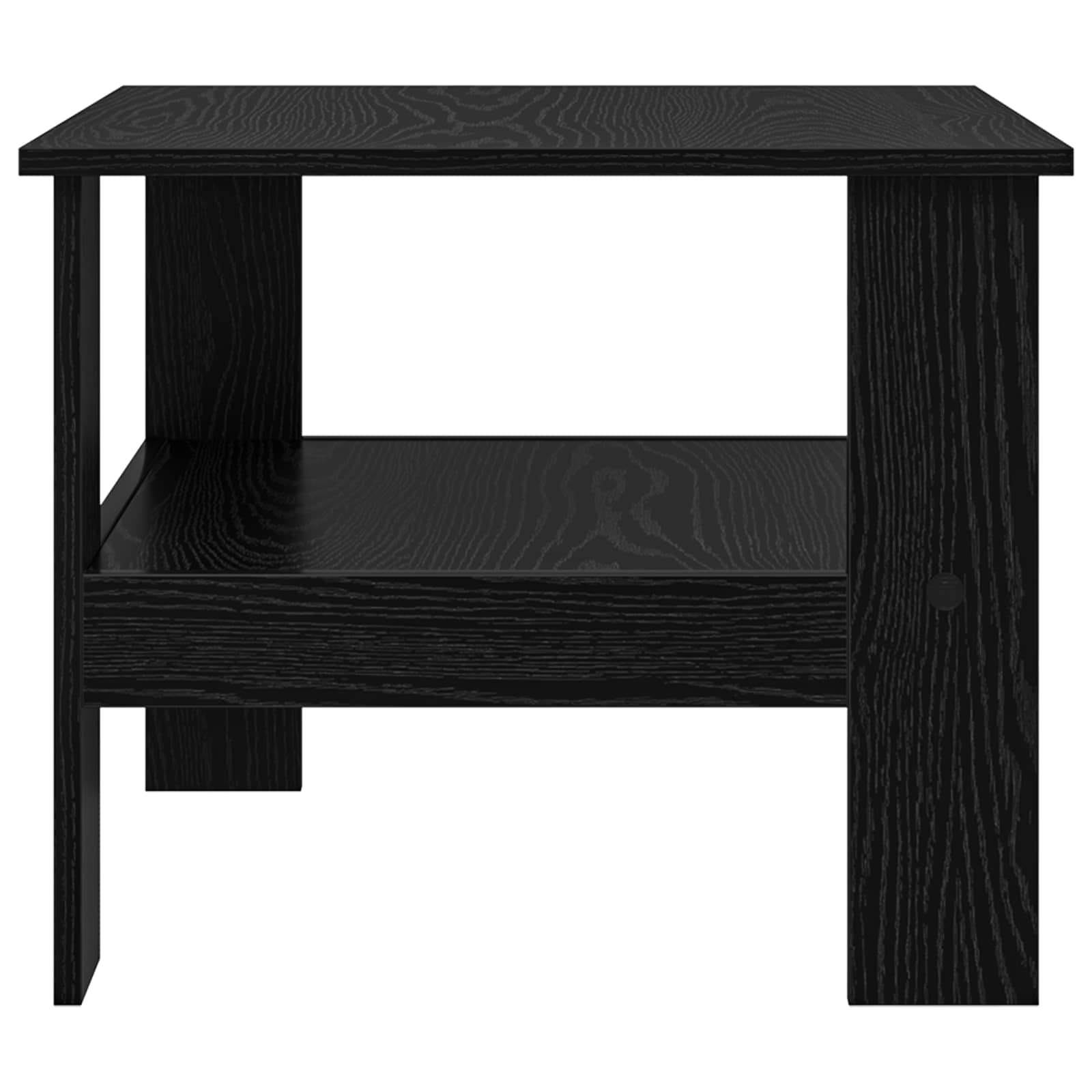 vidaXL Coffee Table Black Oak 57 x 55 x 45 cm Engineered Wood 6