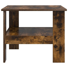 vidaXL Coffee Table Smoked Oak 57 x 55 x 45 cm Engineered Wood 6
