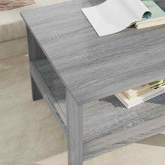 vidaXL Coffee Table Grey Sonoma 57 x 55 x 45 cm Engineered Wood 4