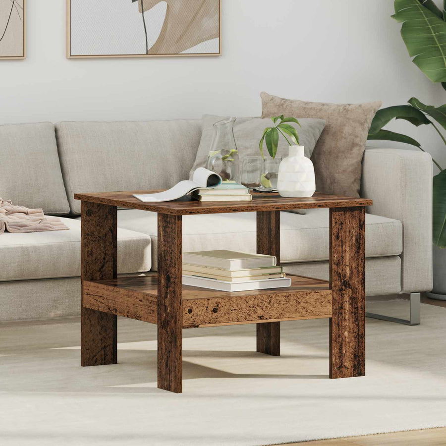 vidaXL Coffee Table Old Wood 57 x 55 x 45 cm Engineered Wood 1