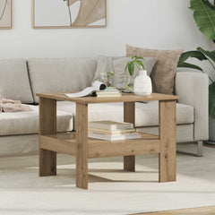 vidaXL Coffee Table Artisan Oak 57 x 55 x 45 cm Engineered Wood 1