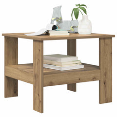 vidaXL Coffee Table Artisan Oak 57 x 55 x 45 cm Engineered Wood 3