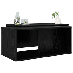 vidaXL Coffee Table Set 2 pcs Black Oak 90 x 48 x 40 cm 3