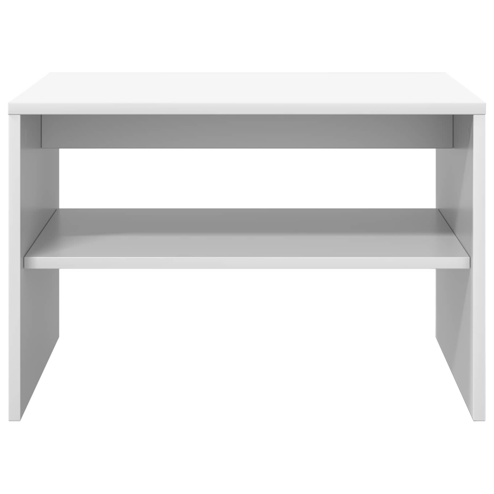 vidaXL Coffee Table White 60 x 50 x 40 cm Engineered Wood 5