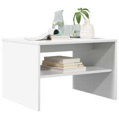vidaXL Coffee Table White 60 x 50 x 40 cm Engineered Wood 3