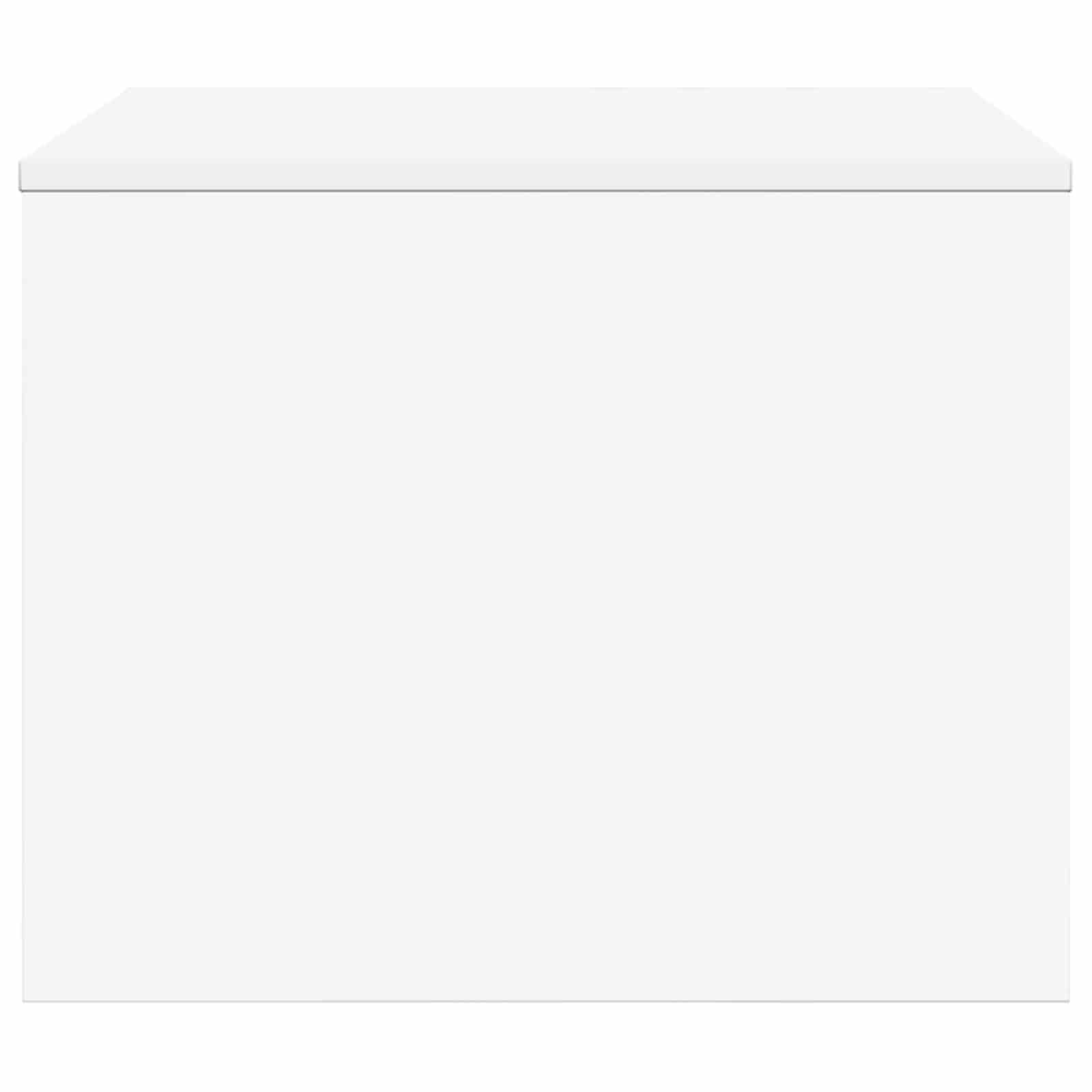 vidaXL Coffee Table White 60 x 50 x 40 cm Engineered Wood 6