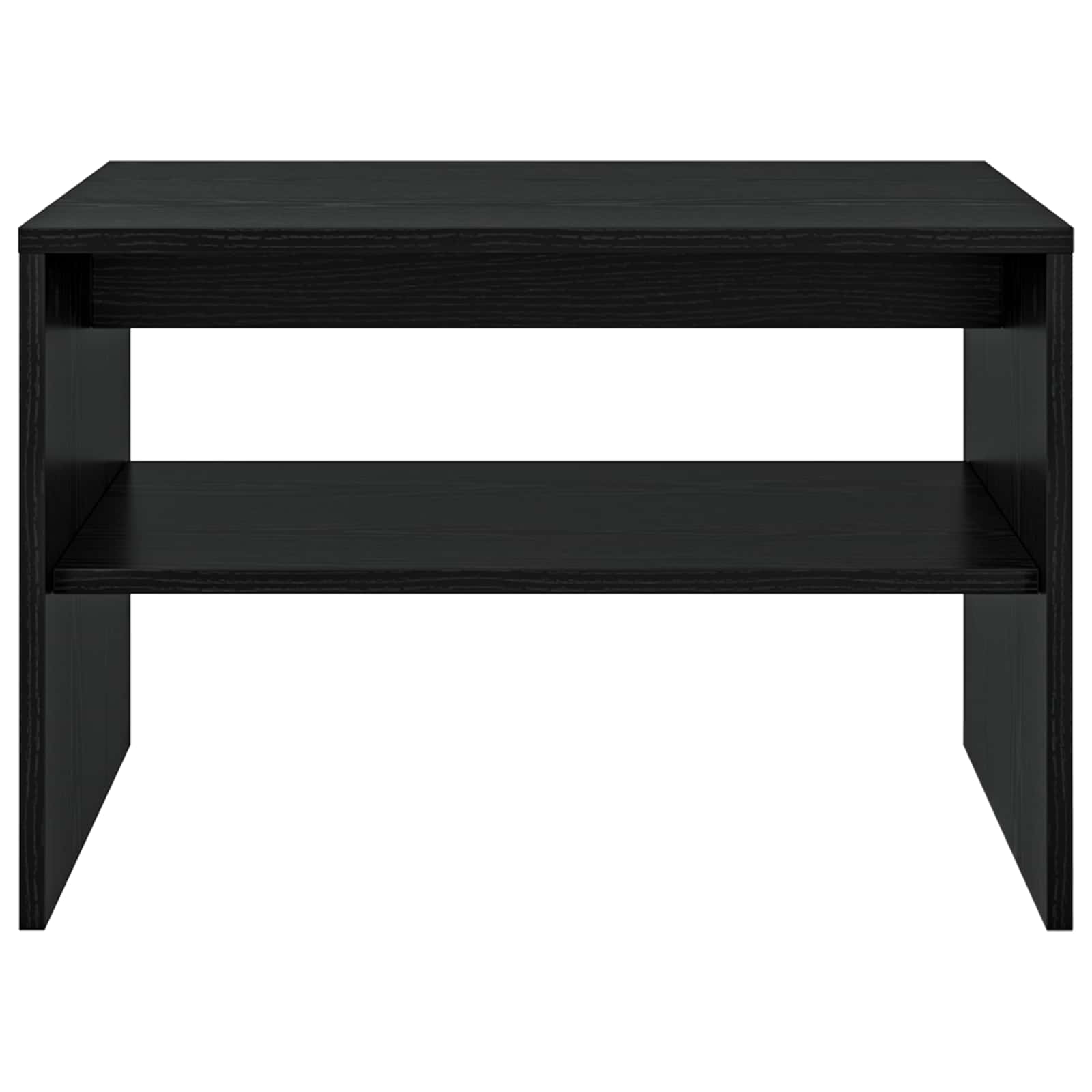 vidaXL Coffee Table Black Oak 60 x 50 x 40 cm Engineered Wood 5