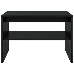 vidaXL Coffee Table Black Oak 60 x 50 x 40 cm Engineered Wood 5