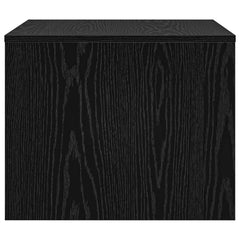 vidaXL Coffee Table Black Oak 60 x 50 x 40 cm Engineered Wood 6
