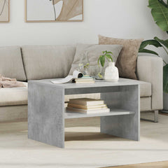 vidaXL Coffee Table Concrete Grey 60 x 50 x 40 cm Engineered Wood 1