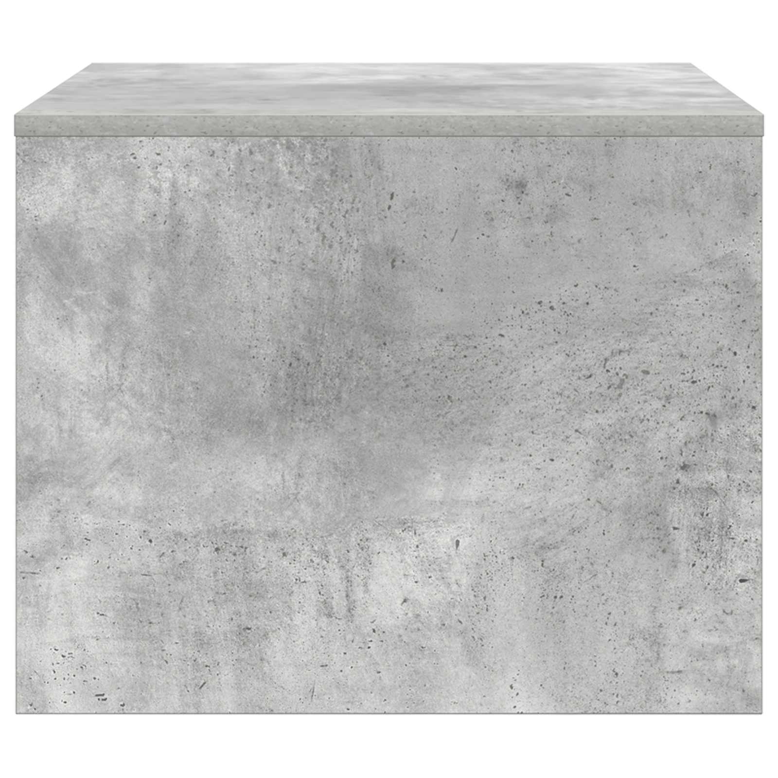 vidaXL Coffee Table Concrete Grey 60 x 50 x 40 cm Engineered Wood 6
