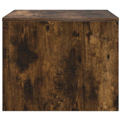 vidaXL Coffee Table Smoked Oak 60 x 50 x 40 cm Engineered Wood 6