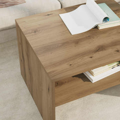 vidaXL Coffee Table Artisan Oak 60 x 50 x 40 cm Engineered Wood 4