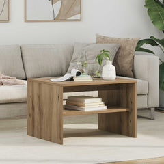 vidaXL Coffee Table Artisan Oak 60 x 50 x 40 cm Engineered Wood 1