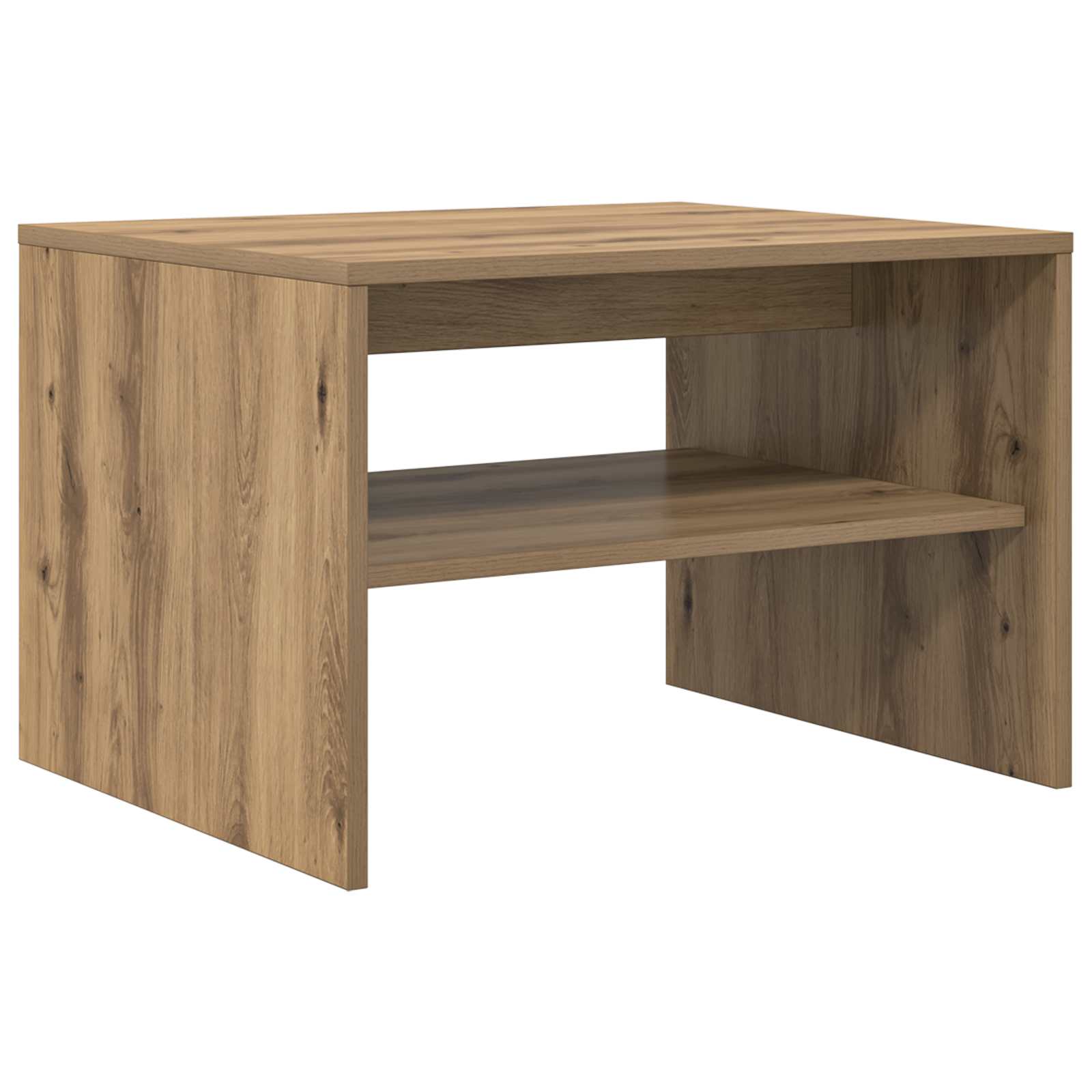 vidaXL Coffee Table Artisan Oak 60 x 50 x 40 cm Engineered Wood 2