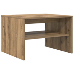 vidaXL Coffee Table Artisan Oak 60 x 50 x 40 cm Engineered Wood 2