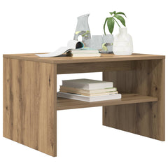 vidaXL Coffee Table Artisan Oak 60 x 50 x 40 cm Engineered Wood 3