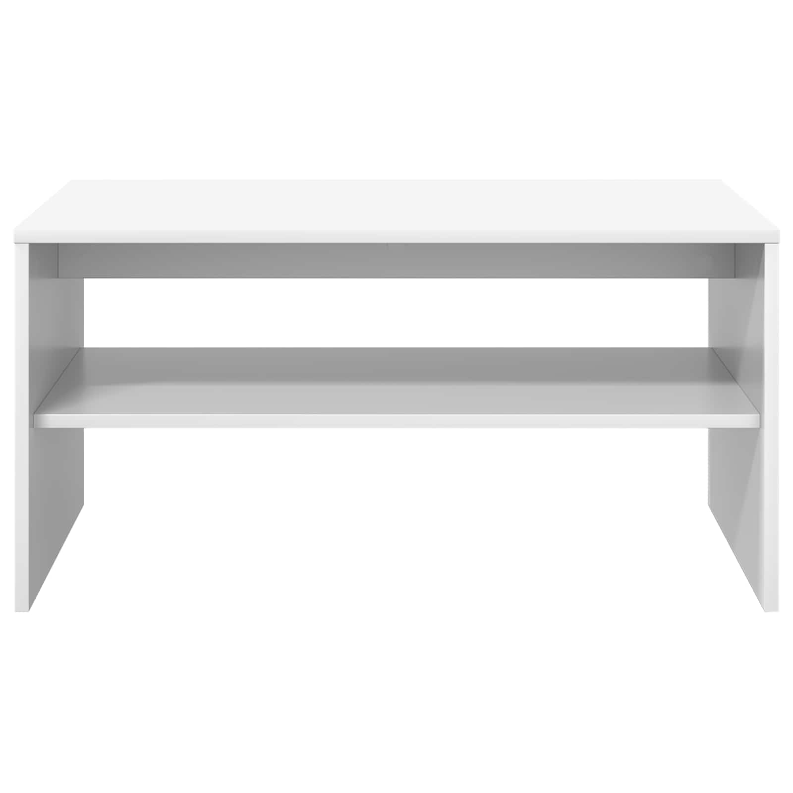 vidaXL Coffee Table White 80 x 50 x 40 cm Engineered Wood 5