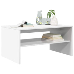 vidaXL Coffee Table White 80 x 50 x 40 cm Engineered Wood 3